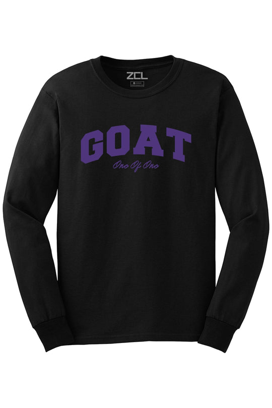 Goat Long Sleeve Tee (Purple Logo) - Zamage