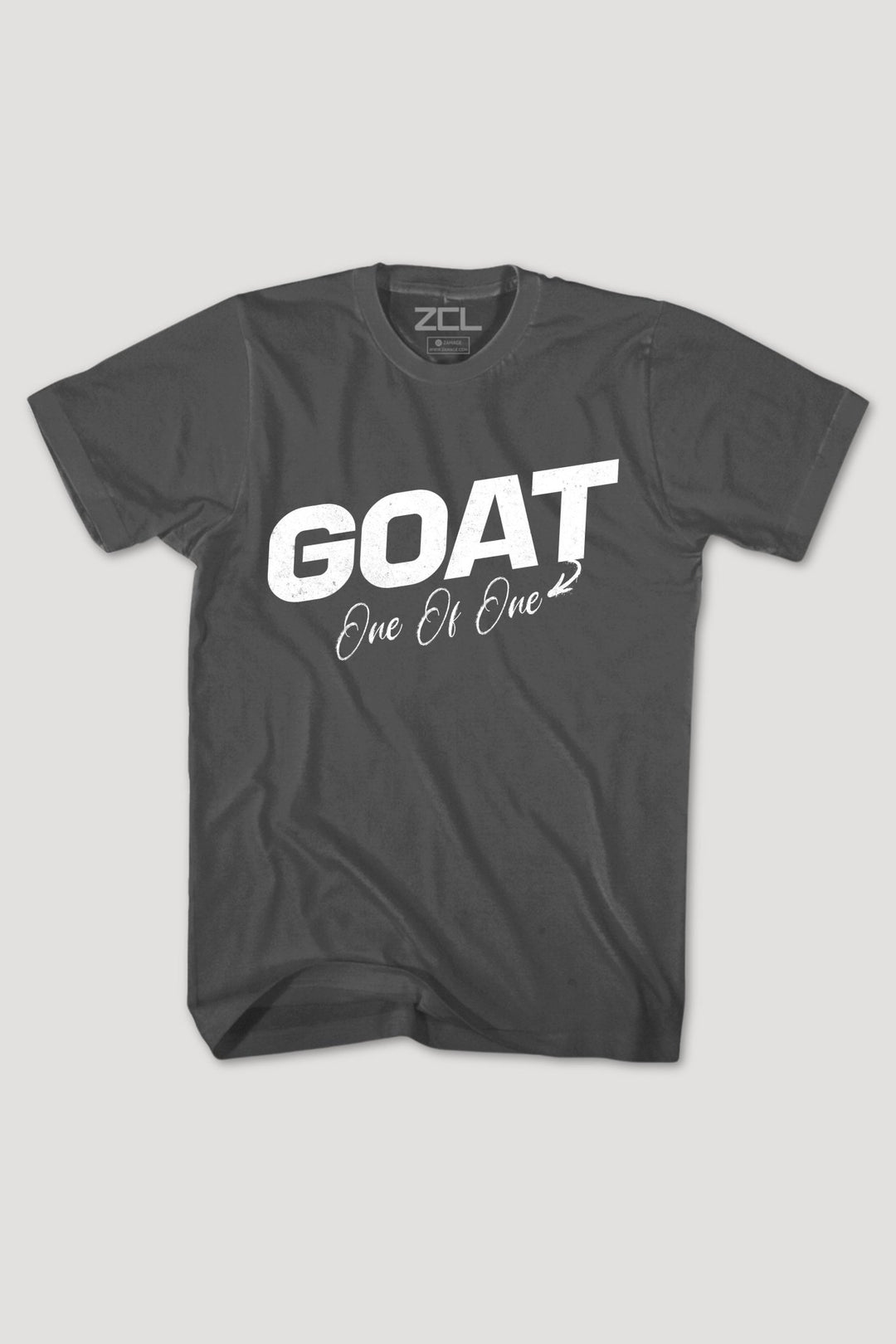Goat Slant Tee (White Logo) - Zamage