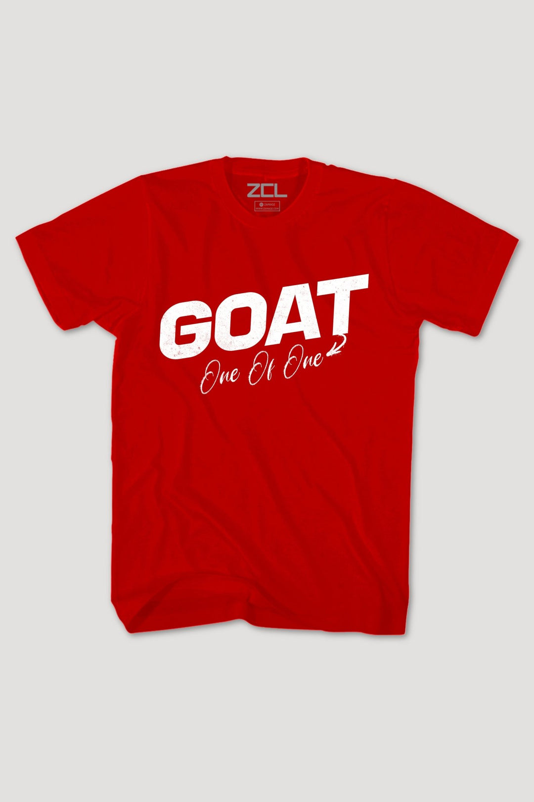 Goat Slant Tee (White Logo) - Zamage