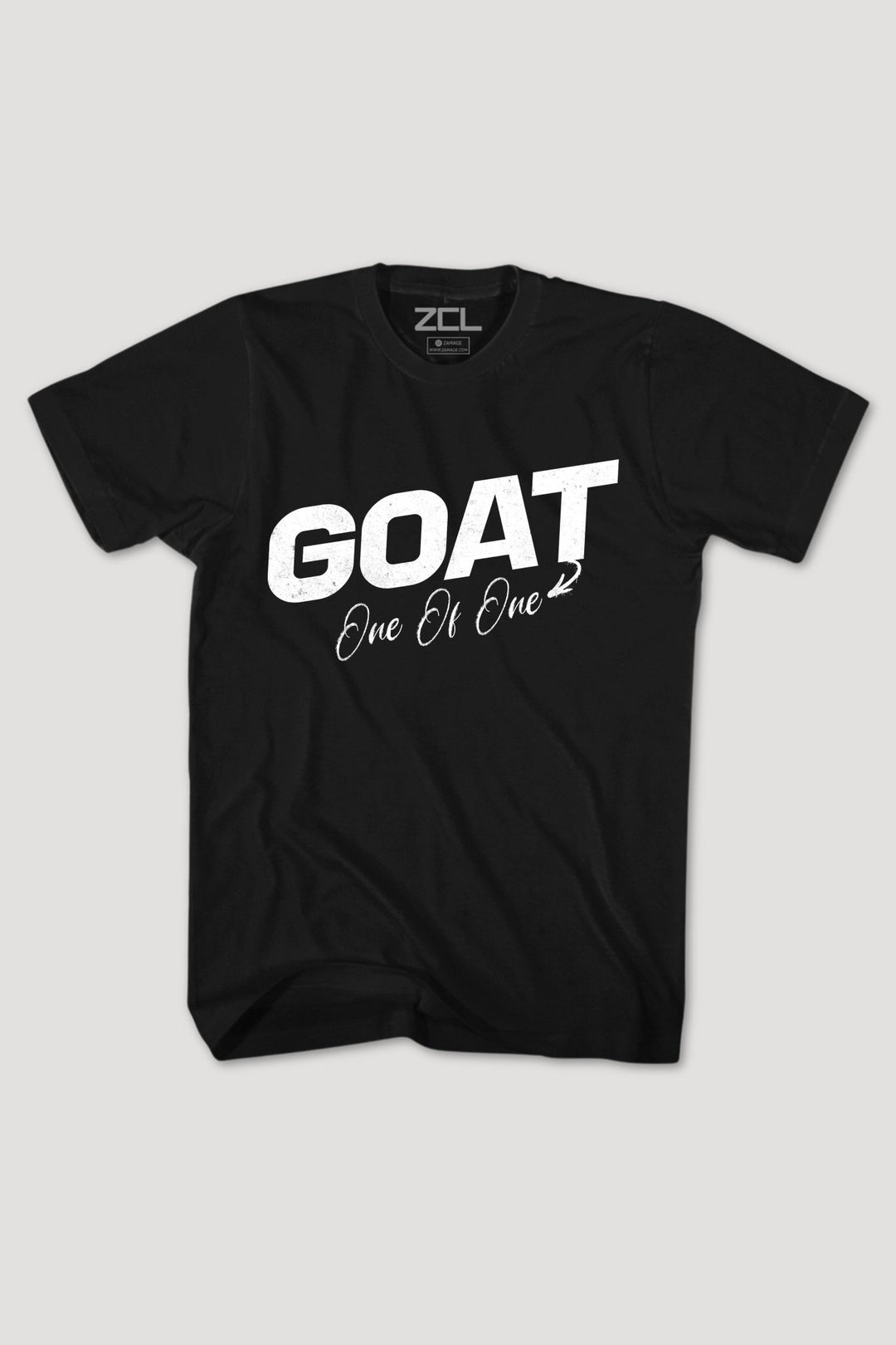 Goat Slant Tee (White Logo) - Zamage