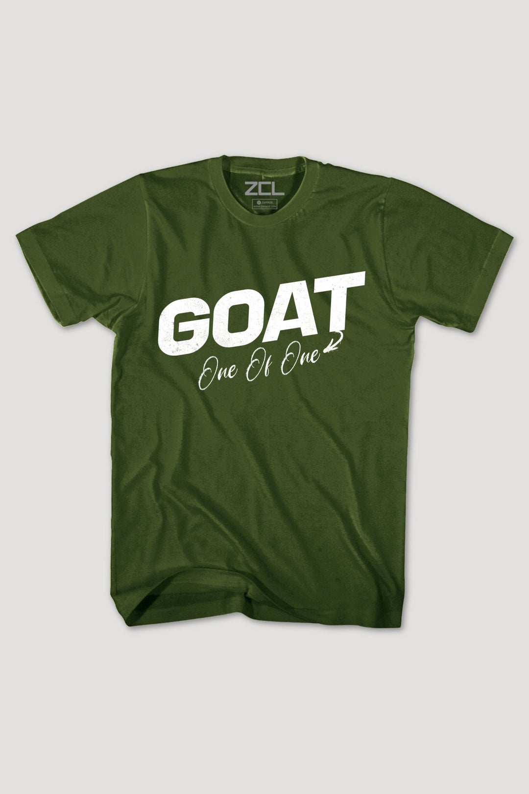 Goat Slant Tee (White Logo) - Zamage