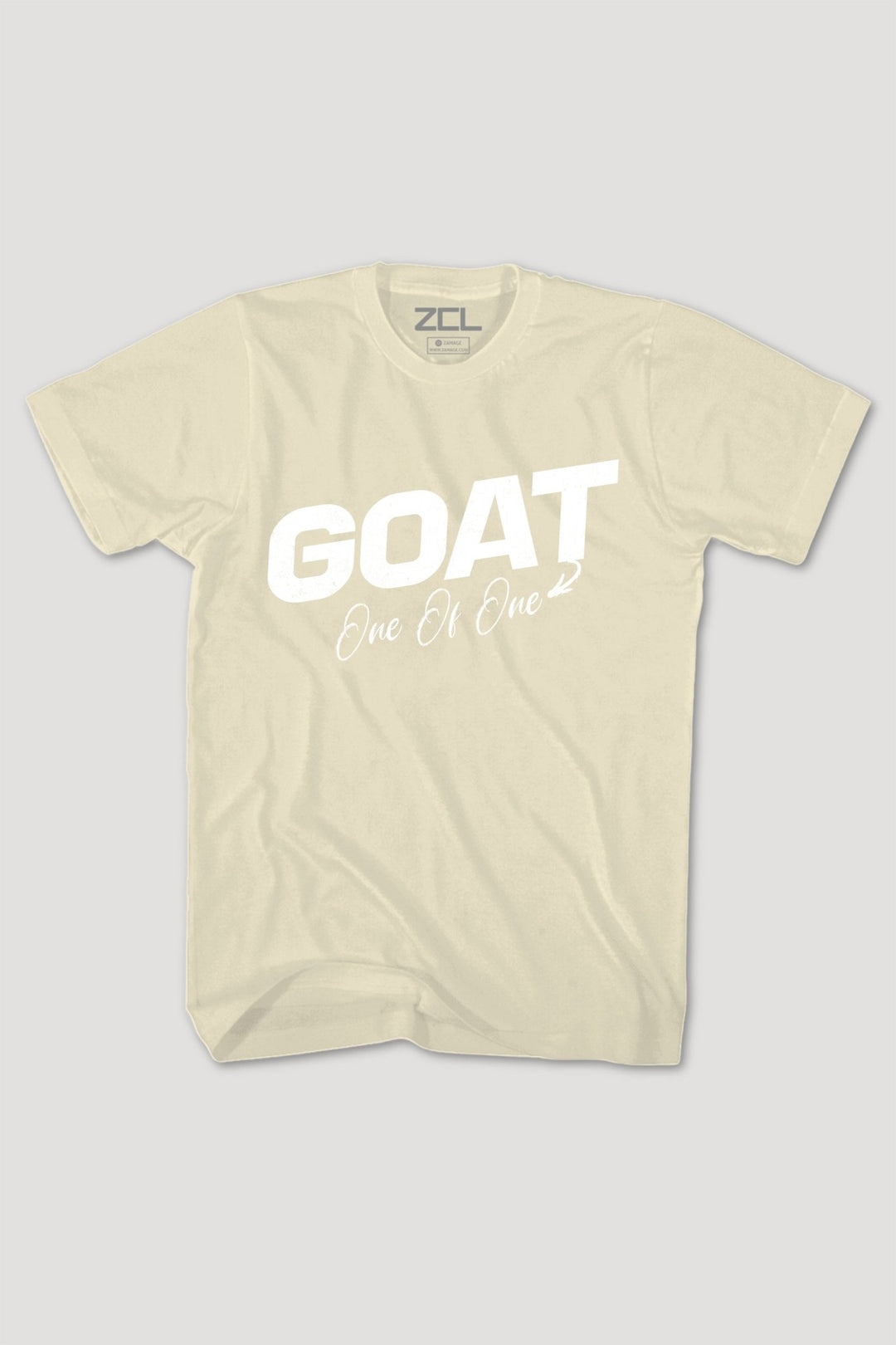 Goat Slant Tee (White Logo) - Zamage