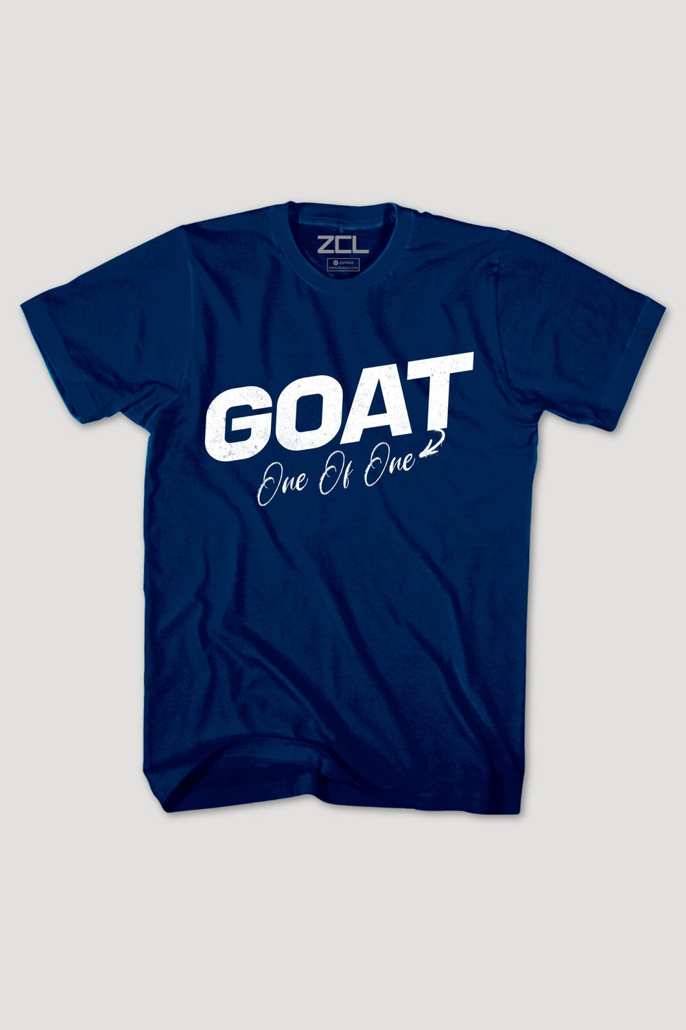 Goat Slant Tee (White Logo) - Zamage