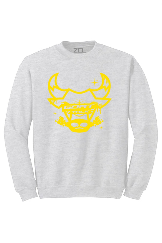 Goat Talk Crewneck Sweatshirt (Yellow Logo) - Zamage