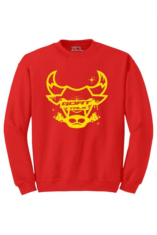 Goat Talk Crewneck Sweatshirt (Yellow Logo) - Zamage