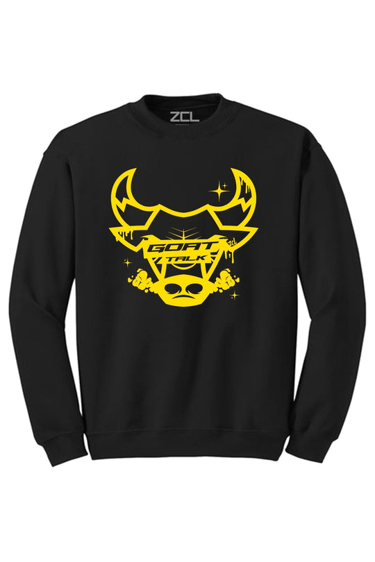 Goat Talk Crewneck Sweatshirt (Yellow Logo) - Zamage