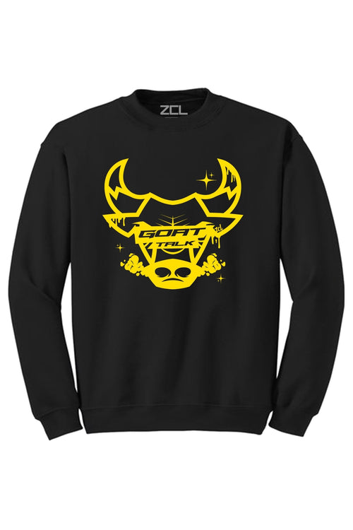 Goat Talk Crewneck Sweatshirt (Yellow Logo) - Zamage