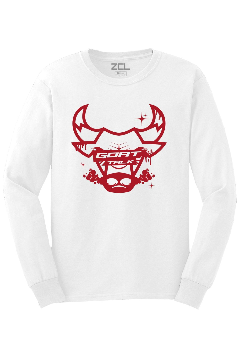 Goat Talk Long Sleeve Tee (Red Logo) - Zamage