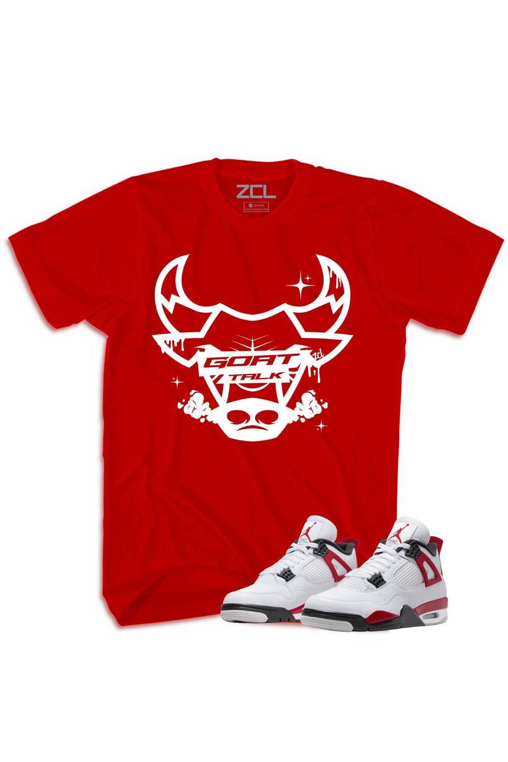 Goat Talk Tee (White Logo) - Zamage