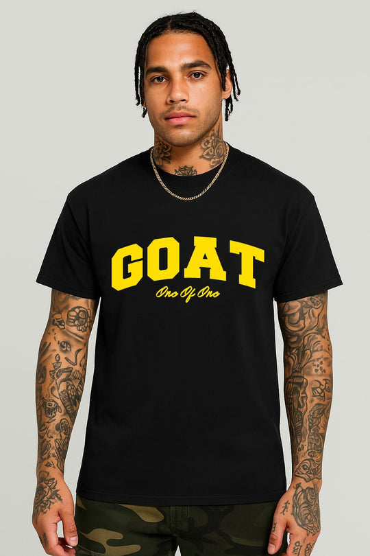 Goat Tee (Yellow Logo) - Zamage