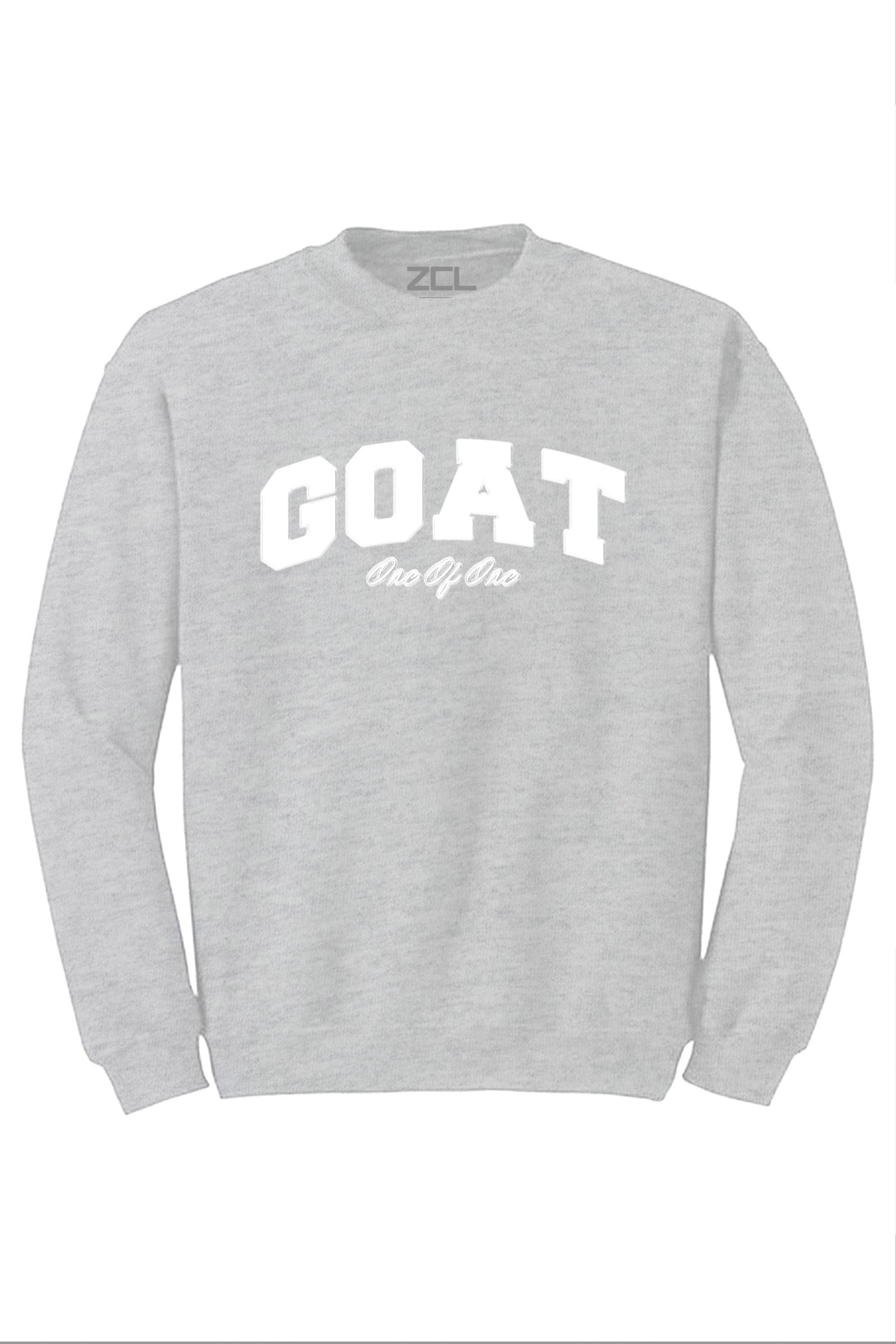Puff Print Goat Crewneck Sweatshirt (White Logo) - Zamage