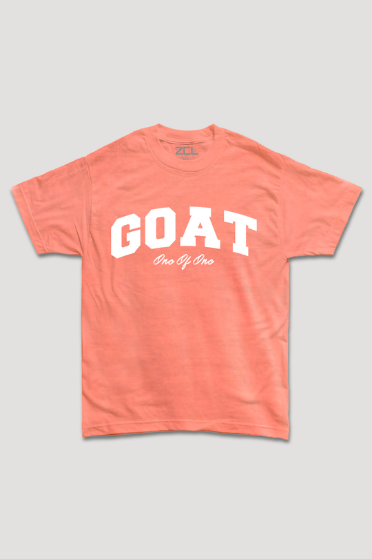 Oversized Goat Faded Wash Tee (White Logo)