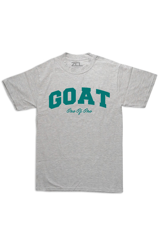 Oversized Goat Tee (Teal Logo) - Zamage