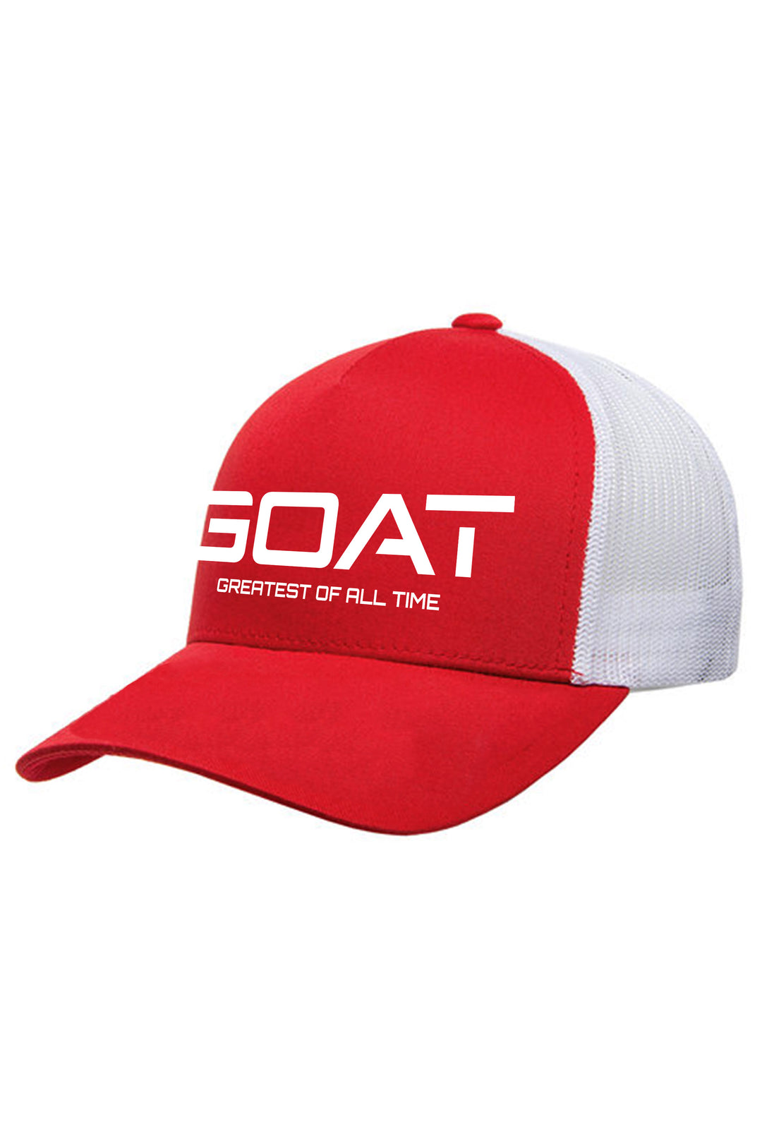Goat V2 Retro Trucker Hat (White Logo) - Zamage