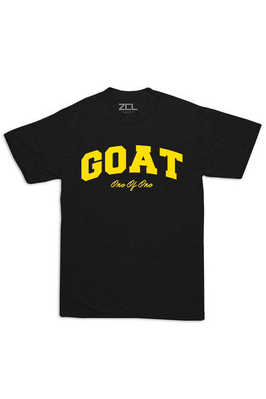 Oversized Goat Tee (Yellow Logo) - Zamage