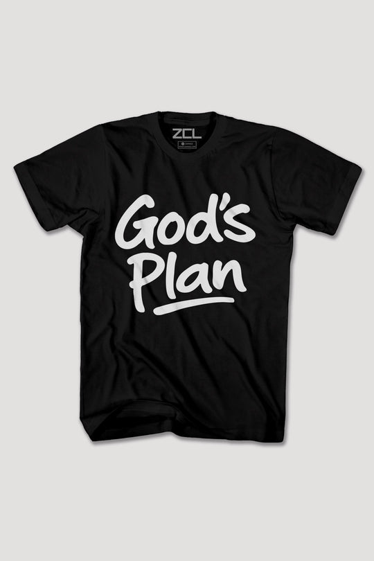 God's Plan Tee (White Logo) - Zamage