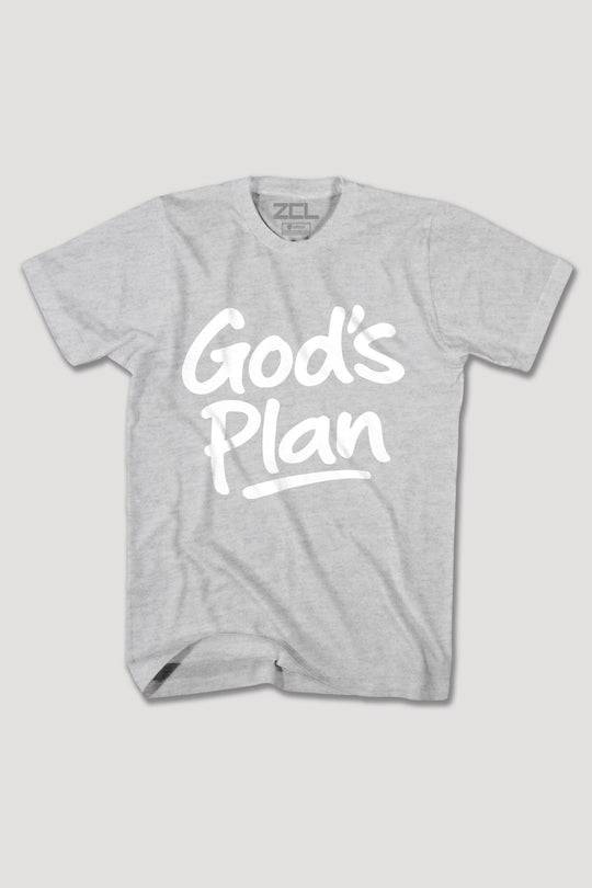 God's Plan Tee (White Logo) - Zamage