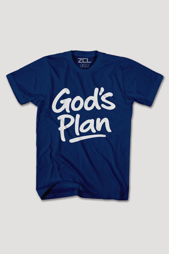 God's Plan Tee (White Logo) - Zamage