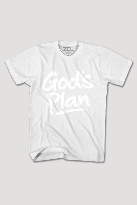 God's Plan Tee (White Logo) - Zamage