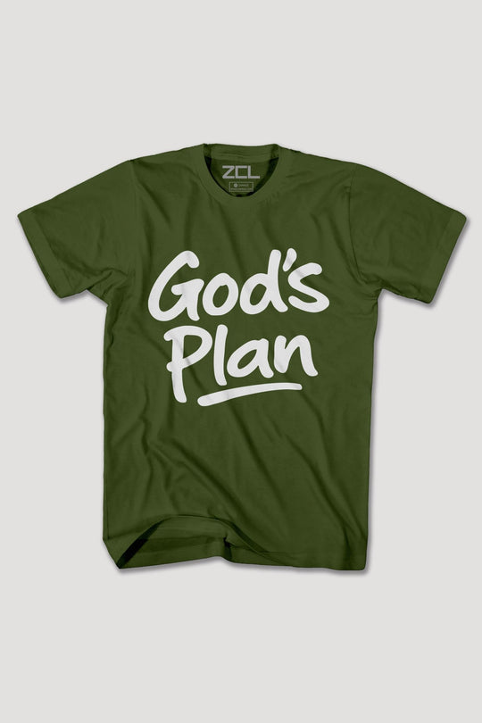 God's Plan Tee (White Logo) - Zamage