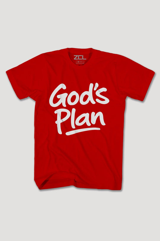 God's Plan Tee (White Logo) - Zamage