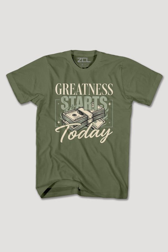 GREATNESS STARTS TODAY TEE - Zamage