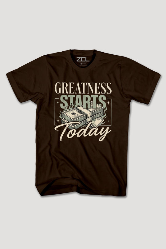 GREATNESS STARTS TODAY TEE - Zamage
