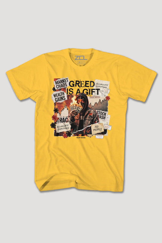 GREED IS A GIFT TEE - Zamage