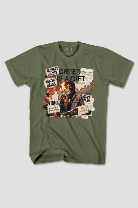 GREED IS A GIFT TEE - Zamage