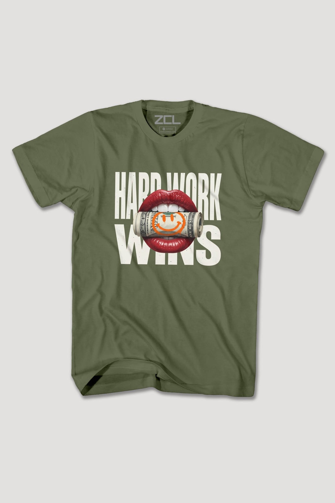 HARD WORK WINS TEE - Zamage