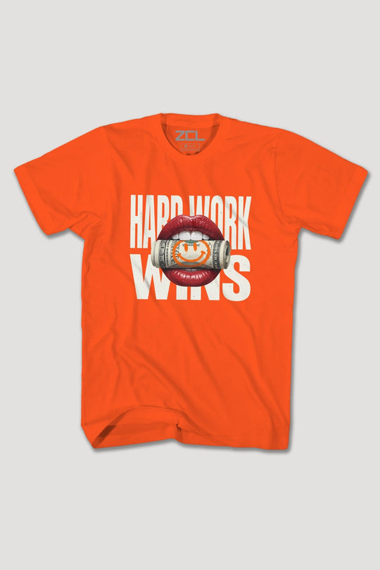 HARD WORK WINS TEE - Zamage