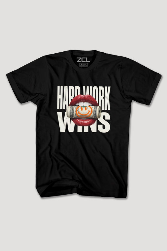 HARD WORK WINS TEE - Zamage