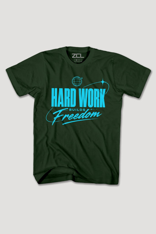 HARDWORK BUILDS FREEDOM TEE - Zamage
