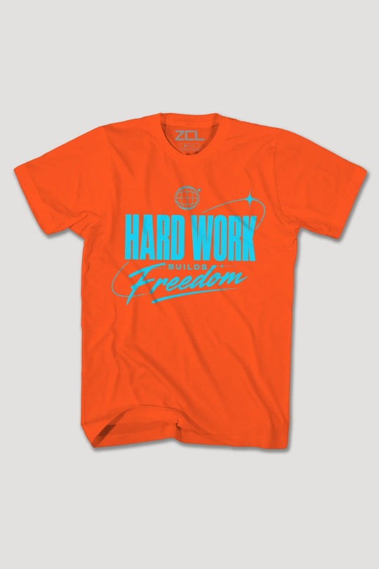 HARDWORK BUILDS FREEDOM TEE - Zamage