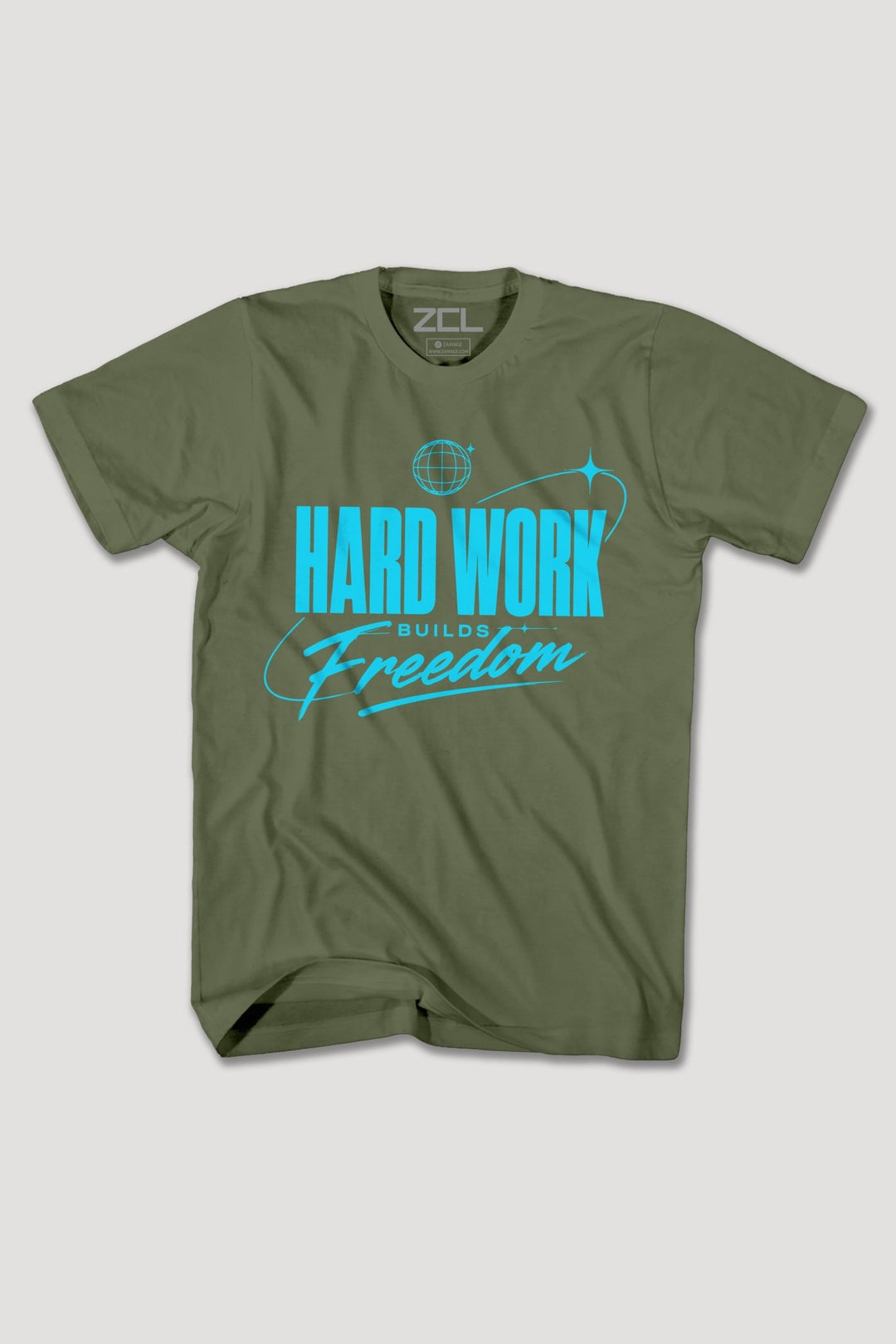 HARDWORK BUILDS FREEDOM TEE - Zamage