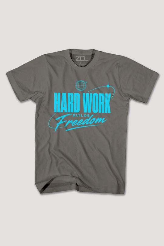 HARDWORK BUILDS FREEDOM TEE - Zamage