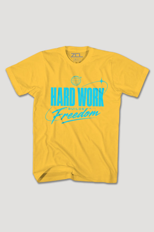 HARDWORK BUILDS FREEDOM TEE - Zamage