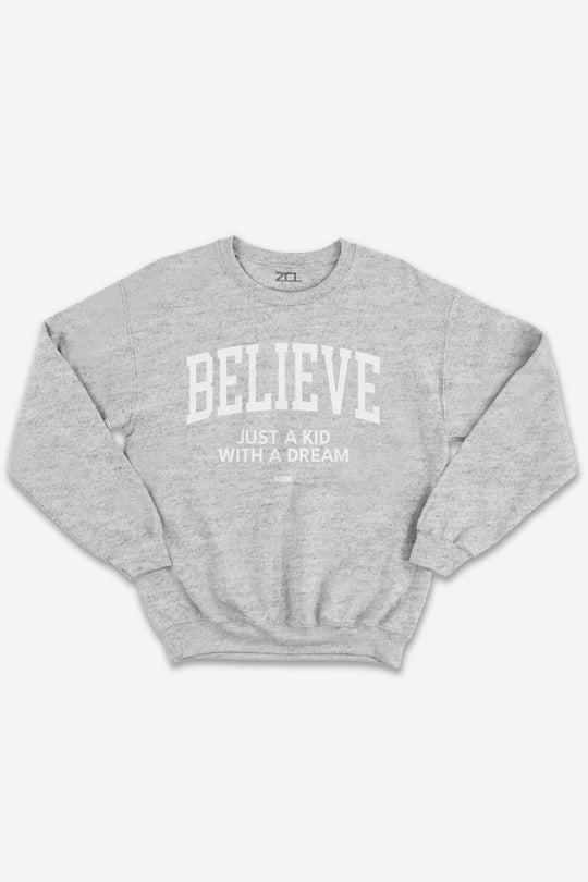 Believe Crewneck Sweatshirt (White Logo)