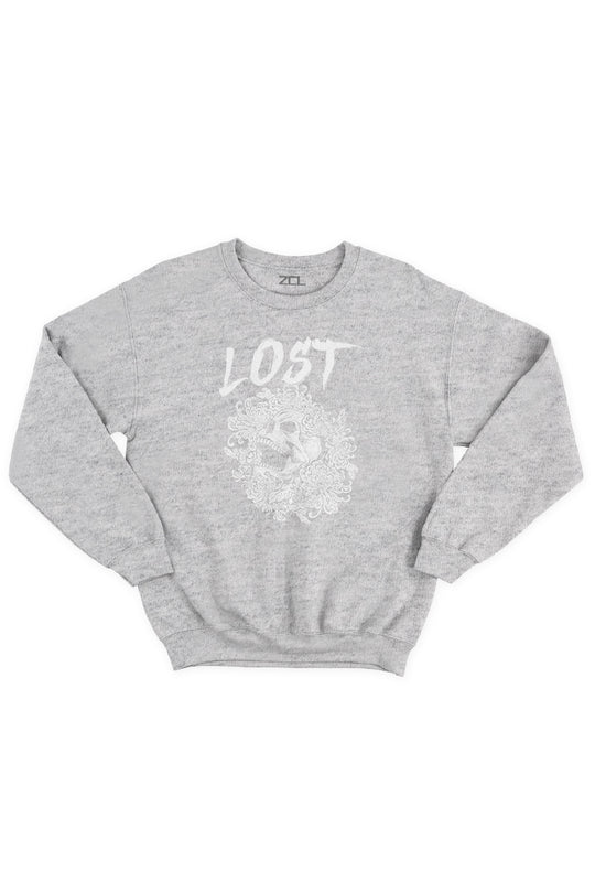 Lost Within Crewneck Sweatshirt (White Logo) - Zamage