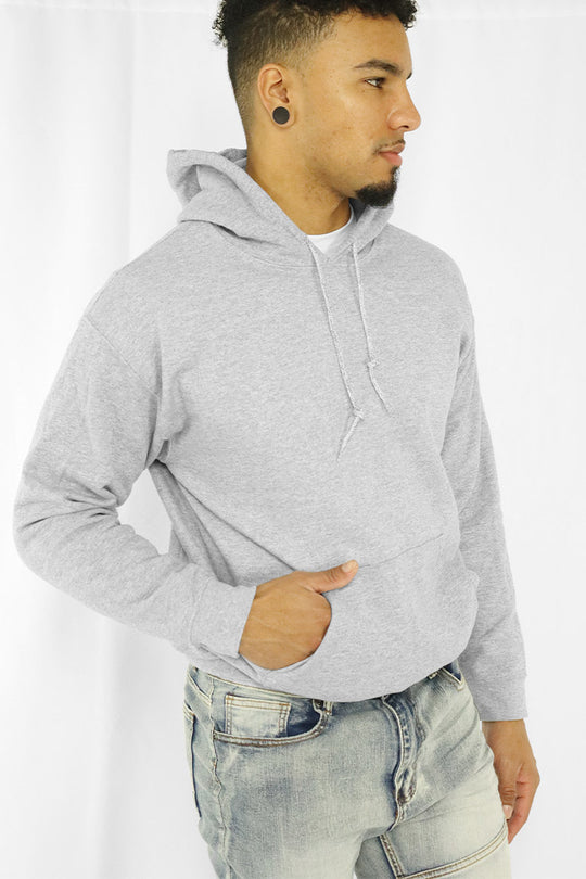 ZCL Essential Parker Hoodie (Heather Grey) - Zamage