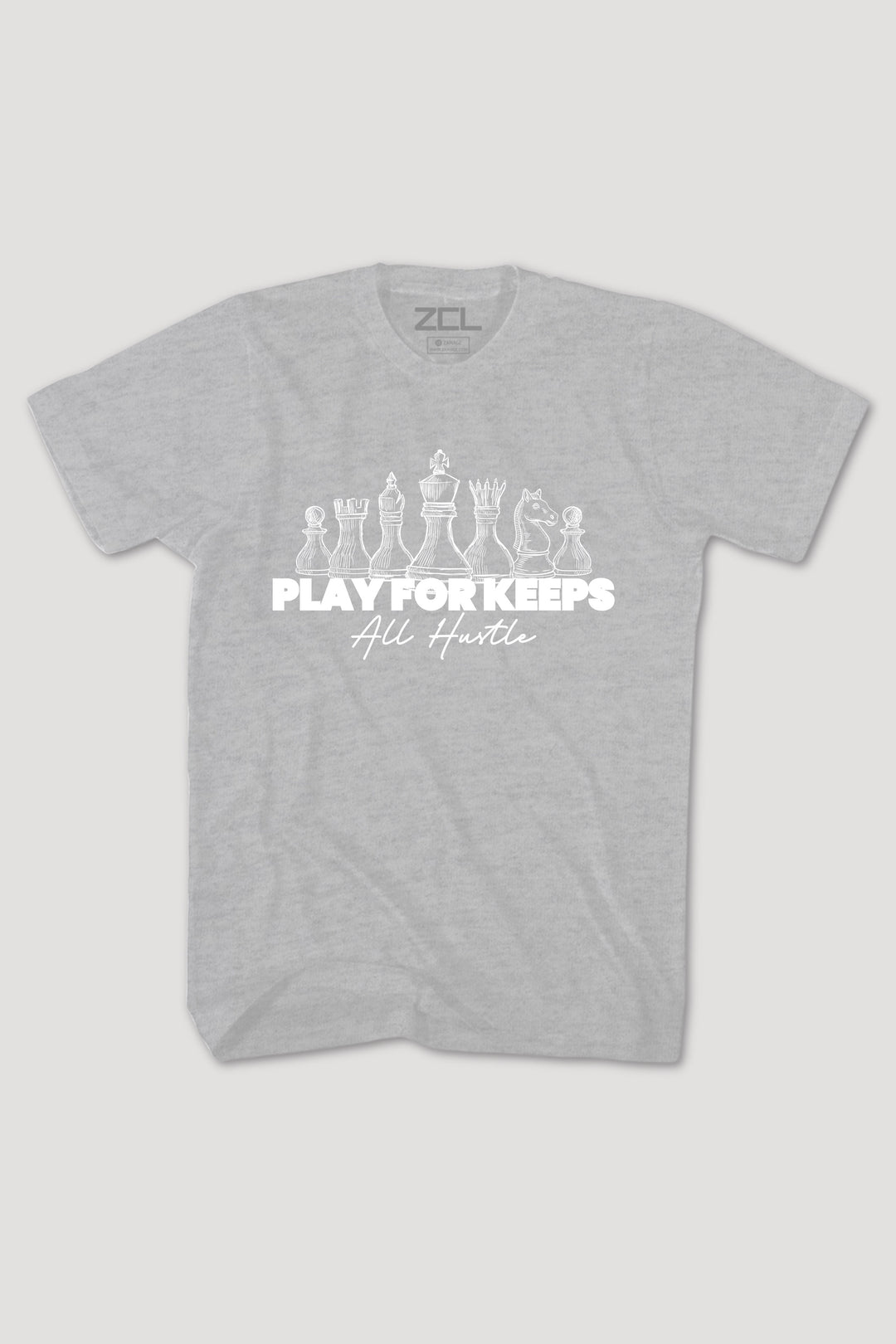 Play For Keeps Tee (White Logo)