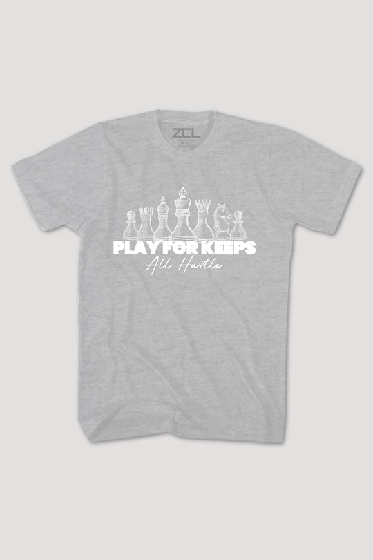 Play For Keeps Tee (White Logo)
