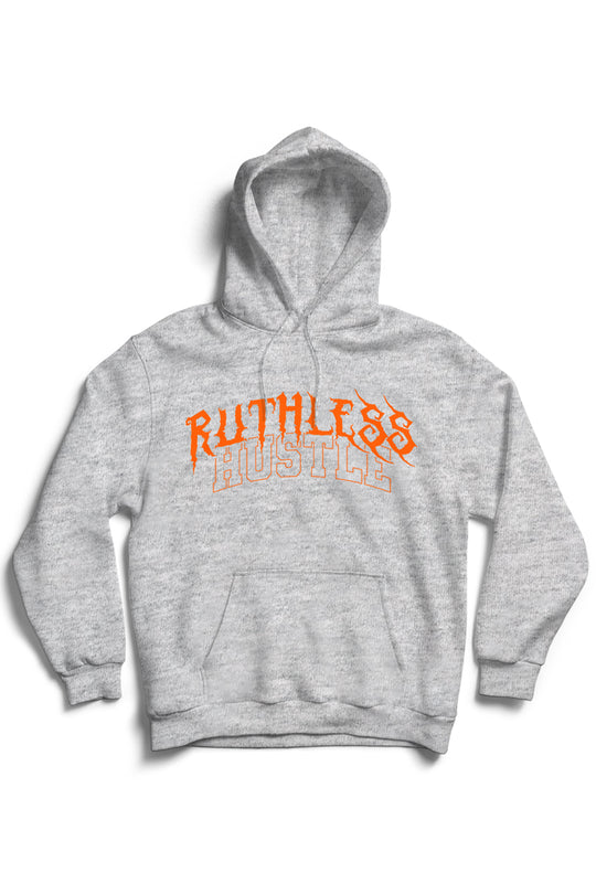 Ruthless Hustle Hoodie (Orange Logo) - Zamage