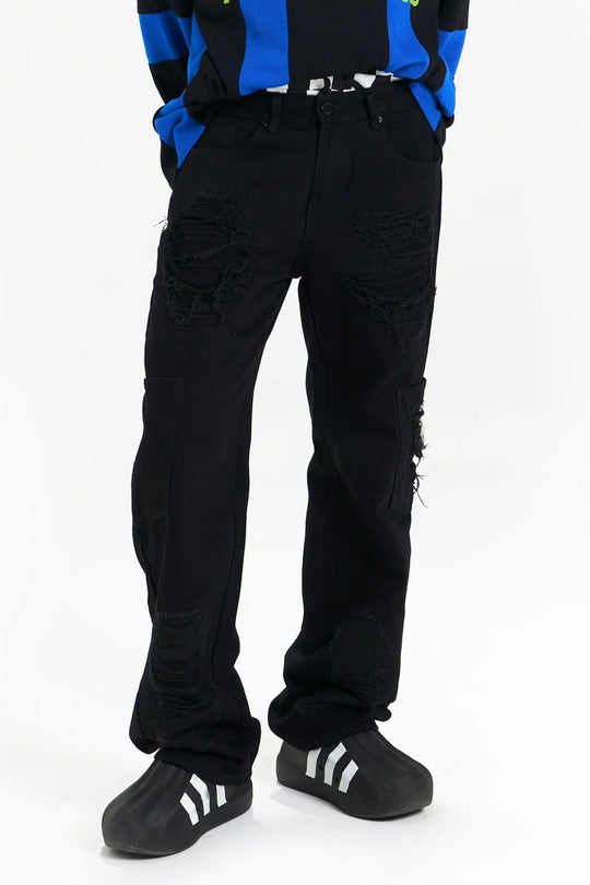Honest Relaxed Fit Denim (Jet Black) (M8195T) - Zamage