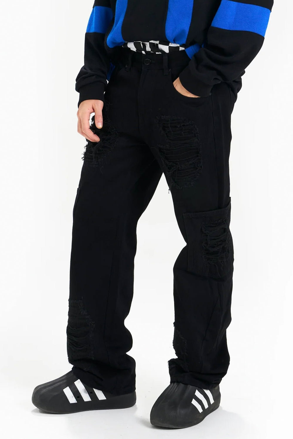 Honest Relaxed Fit Denim (Jet Black) (M8195T) - Zamage