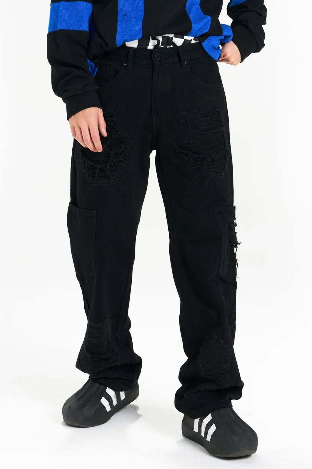 Honest Relaxed Fit Denim (Jet Black) (M8195T) - Zamage
