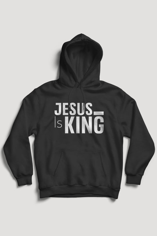 Jesus Is King Hoodie (White Logo)