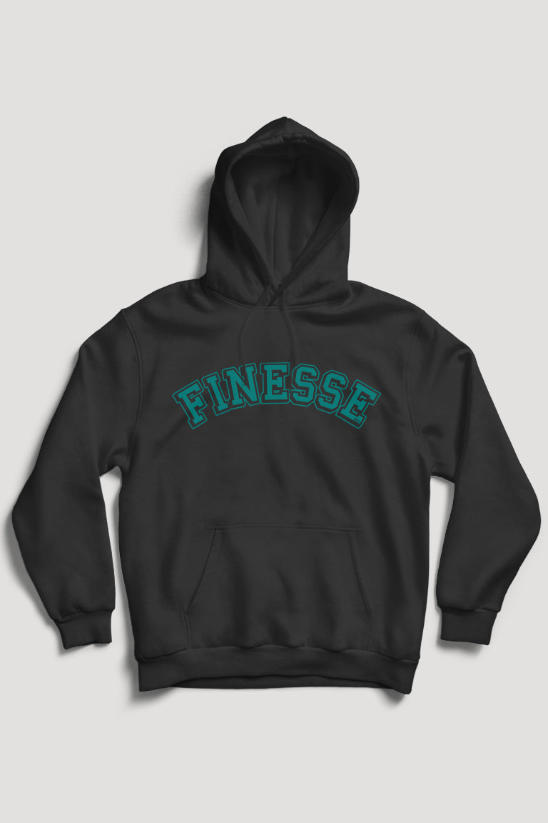 Finesse Hoodie (Blauwgroen Logo)