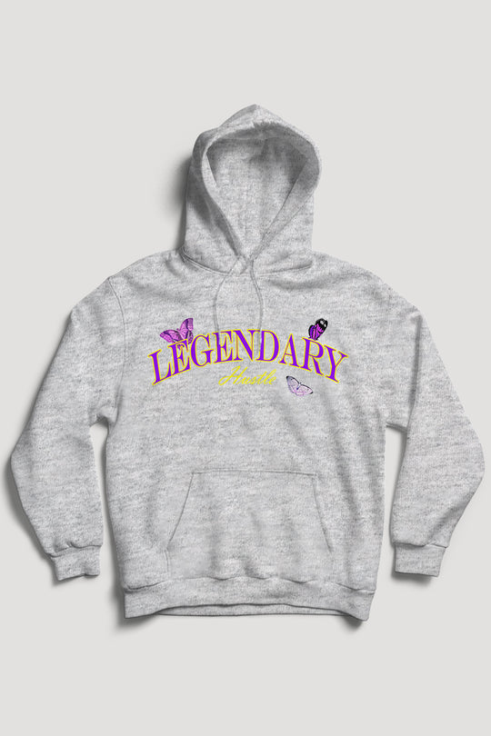 Legendarische Hoodie (Paars - Goud Logo)