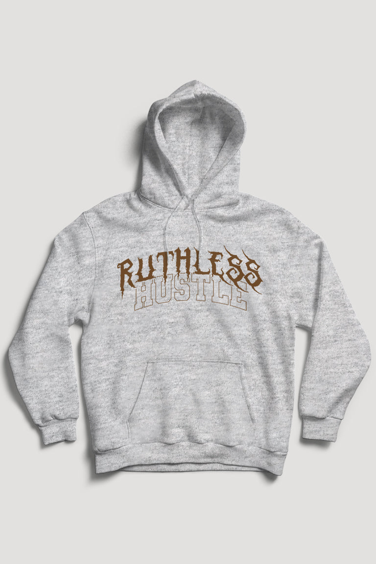 Ruthless Hustle Hoodie (bruin logo)